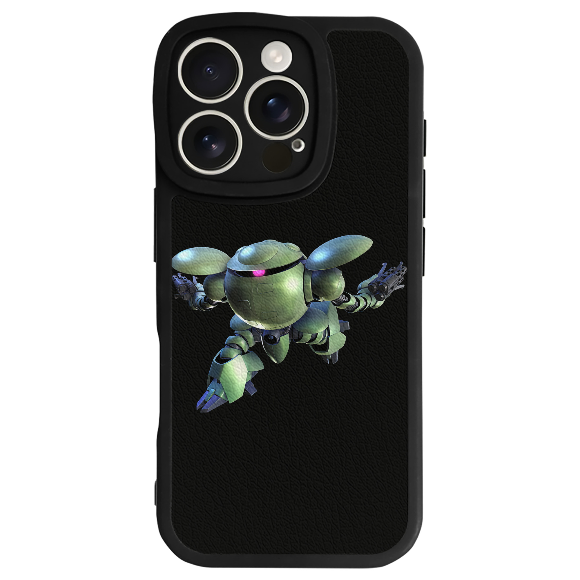 （画像用） 機動戦士ガンダム Mobile Suit Gundam 【iPhone 16シリーズ対応】シリコンスマホケース（レザー調） 材質：シリコン